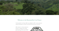 Desktop Screenshot of haciendariocote.com